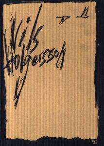Poster of the play Nils Holgersson by Figurentheater Wilde & Vogel, Leipzig (artwork Robert Voss).