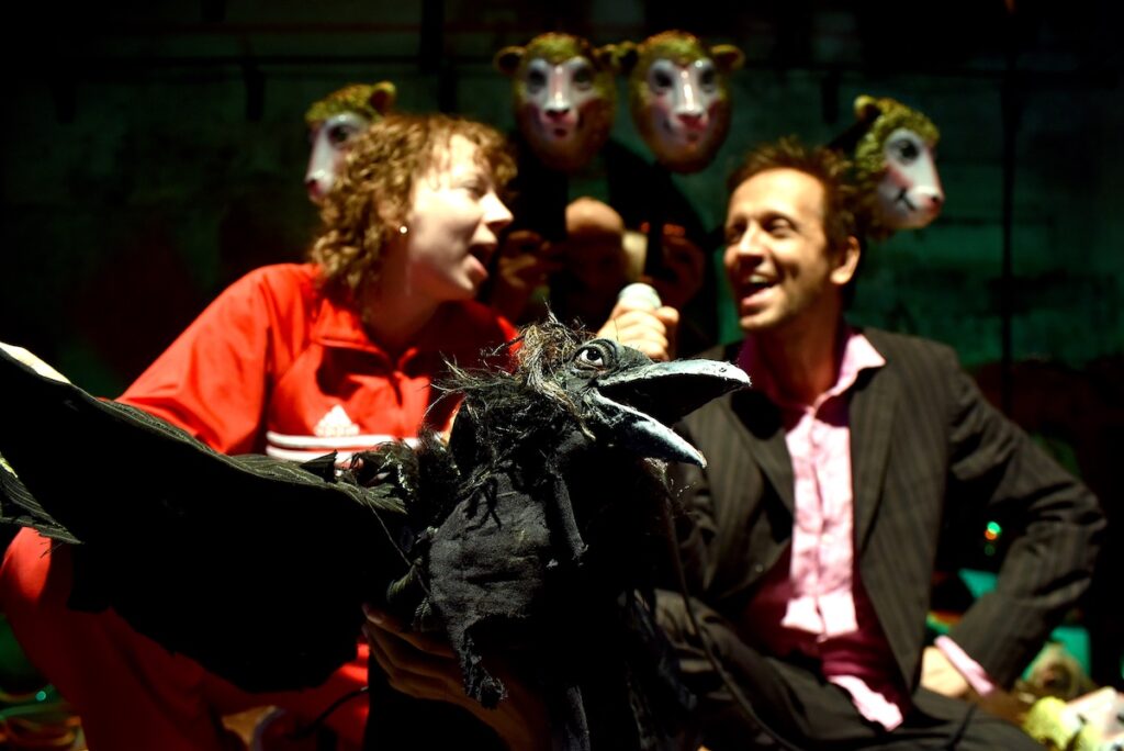 Photo of the performance Animal Farm of Figurentheater Wilde & Vogel (photo Dana Ersing)