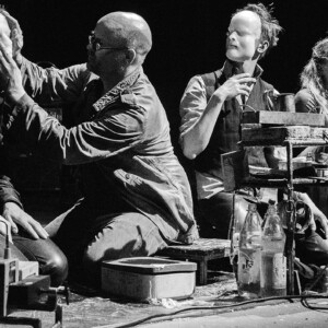 Foto des Theaterstück Frankenstein des Figurentheaters Wilde & Vogel in Leipzig (foto Michał Strokowski).
