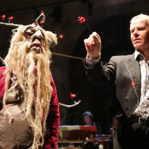 Photo of the play The Sensitivity of Giants, by Figurentheater Wilde & Vogel in Leipzig (photo Thilo Neubacher).