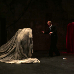 Photo of the play The Sensitivity of Giants, by Figurentheater Wilde & Vogel in Leipzig (photo Thilo Neubacher).