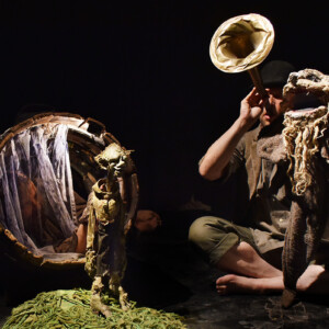 Foto des Theaterstück Der Hobbit des Figurentheaters Wilde & Vogel in Leipzig (foto Thilo Neubacher).