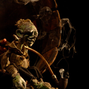 Photo of the play The Hobbit, by Figurentheater Wilde & Vogel in Leipzig (photo Meike Lindek).