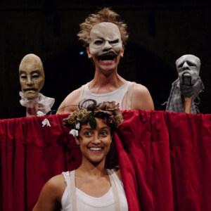 Photo of the play Zaches, by Figurentheater Lehmann & Wenzel with Michael Vogel, Leipzig (Photo Thilo Neubacher).