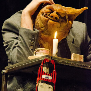 Photo of the play Faza REM Phase, by Figurentheater Wilde & Vogel in Leipzig (photo Michał Strokowski).