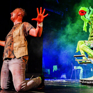 Foto des Theaterstück Little Shop of Horrors des Figurentheaters Wilde & Vogel in Leipzig (Foto Michał Strokowski).
