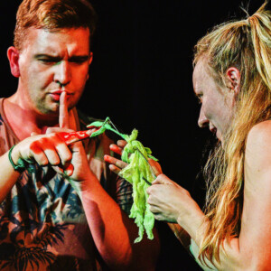 BTL 2018.09.28; reżyseria: Michael Vogel Foto des Theaterstück Little Shop of Horrors des Figurentheaters Wilde & Vogel in Leipzig (Foto Michał Strokowski).