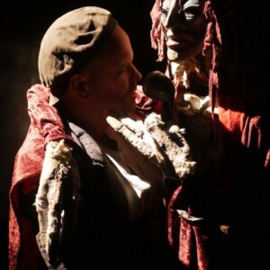 Photo of the performance [Exit. of Figurentheater Wilde & Vogel in Leipzig (Photo Dana Ersing).